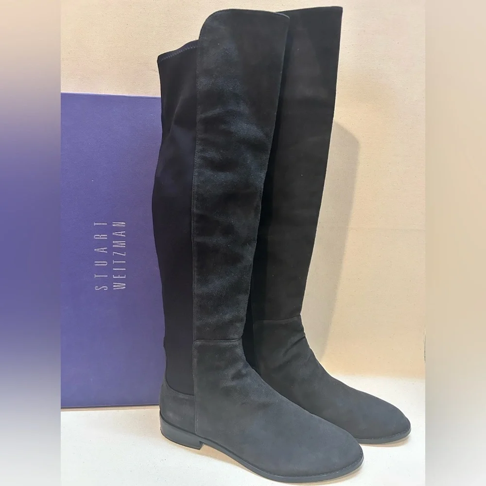 Stuart Weitzman Black Knee High Boots